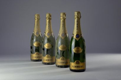 null 4 bouteilles CHAMPAGNE Pommery 1981 (es, 1 LB) 