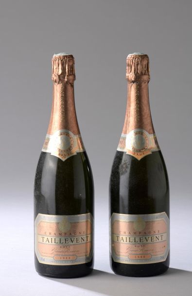 null 2 bouteilles CHAMPAGNE rosé, Taillevent 1988 