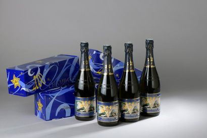 null 4 bouteilles CHAMPAGNE "An 2000", Desjardin-Varoquier 