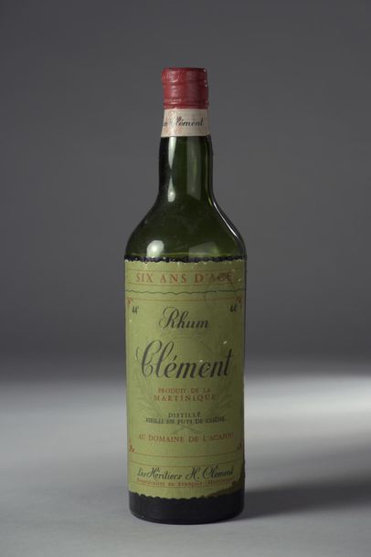 null 1 bouteille RHUM "Domaine de l'Acajou", Clément (6 ans, mise ancienne, B) 