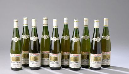 null 10 bouteilles ALSACE E. Preiss [6 Pinot Gris 98, 4 Riesling 98] 