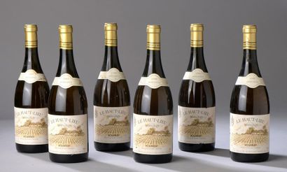 null 6 bouteilles VOUVRAY "Le Haut-Lieu", Huet 1989 (moelleux) 