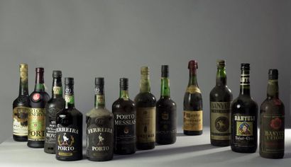 null 12 bouteilles VINS MUTÉS DIVERS (6 Porto Ferreira/Noval/Ramos Pinto/Taylor's/Sandeman;...