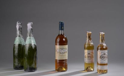 null Ensemble de 3 bouteilles et 2 demies : 2 bouteilles SANCERRE "Clos La Néore",...