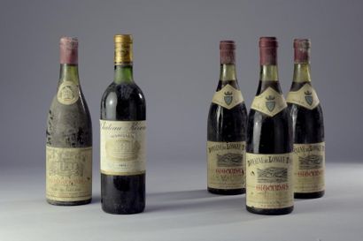 null 3 bouteilles GIGONDAS 1967 (on joint 1 Kirwan 71 TLB, ets, et 1 Aloxe-Corton...