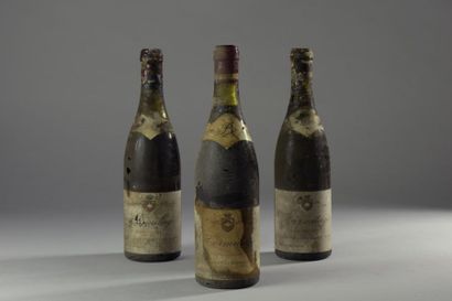 null 3 bouteilles HERMITAGE Bérard 1970 (ett; 1 LB) 
