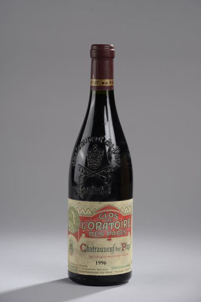 null 1 bouteille CHÂTEAUNEUF-DU-PAPE Clos de l'Oratoire des Papes 1996 (elt, ets)...