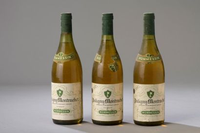 null 3 bouteilles PULIGNY-MONTRACHET Mommessin 1976 (ela, es) 