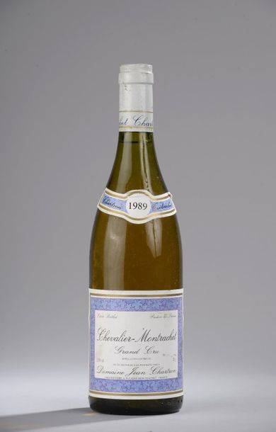 null 1 bouteille CHEVALIER-MONTRACHET, Dom Jean Chartron 1989 
