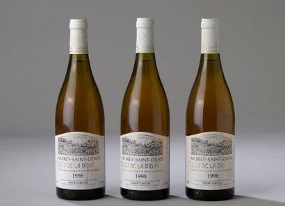 null 3 bouteilles MOREY-ST-DENIS "Clos de la Ribaude", R. Gibourg 1998 