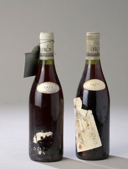 null 2 bouteilles LADOIX Leroy 1972 (1 SE, 1 ea) 