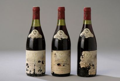 null 3 bouteilles BEAUNE "Les Montées Rouges", Mommessin 1978 (ea) 