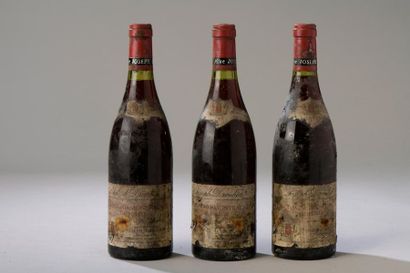 null 3 bouteilles CHASSAGNE-MONTRACHET "Morgeot", J. Drouhin 1978 (ett) 