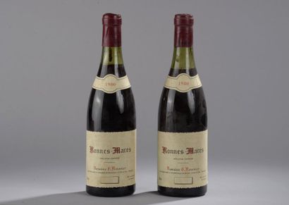 null 2 bouteilles BONNES-MARES, G. Roumier 1980 (els, lég traces d'humidité, 1 TLB,...