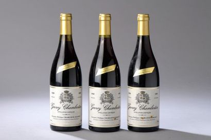 null 3 bouteilles GEVREY-CHAMBERTIN "V.V.", Charlopin-Parizot 1989 