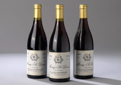 null 3 bouteilles MOREY-ST-DENIS Charlopin-Parizot 1989 