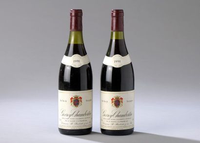null 2 bouteilles GEVREY-CHAMBERTIN B. Bachelet 1991 (els, 1 TLB) 