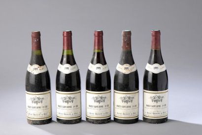 null 5 bouteilles MOREY-ST-DENIS "1er cru", R. Brison 1995 (elt)