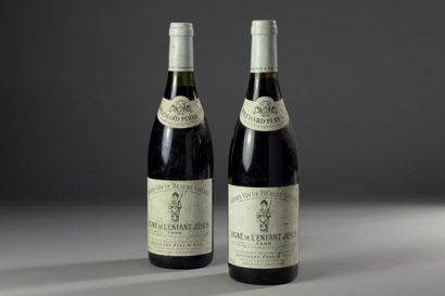 null 2 bouteilles BEAUNE "Grèves, Vigne de l'Enfant Jésus", Bouchard P&F 1996 (elt,...