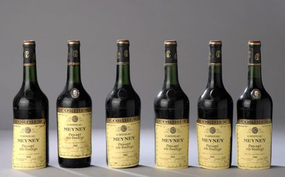 null 6 bouteilles CH. MEYNEY, Saint-Estèphe 1962 