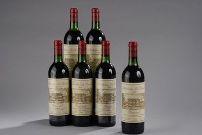 null 6 bouteilles CH. LA POINTE, Pomerol 1985 (es, etla, J) 