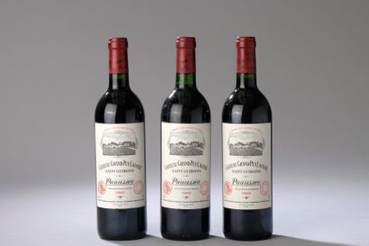 null 3 bouteilles CH. GRAND-PUY-LACOSTE, 5° cru Pauillac 1989 