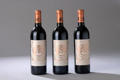 null 3 bouteilles CH. PICHON LONGUEVILLE-BARON, 2° cru Pauillac 1989 