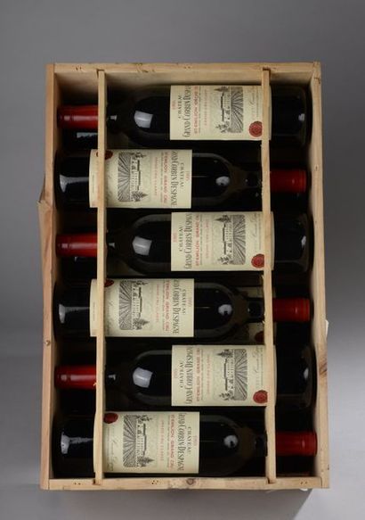 null 12 bouteilles CH. GRAND CORBIN-DESPAGNE, Grand Cru St-Emilion 1995 cb 