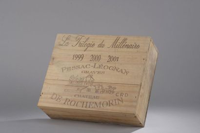 null 3 bouteilles LA TRILOGIE DU MILLÉNAIRE Château de Rochemorin (1999, 2000, 2001)...