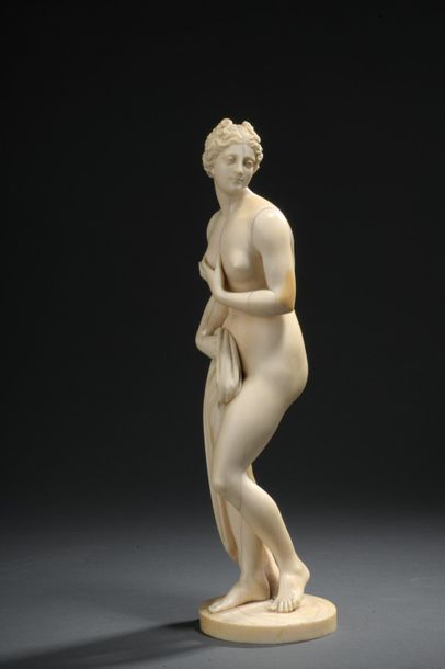 null Charles-Tranquille COLETTE (Dieppe, 1825 - Dieppe, 1895).

Vénus pudique.

Statuette...