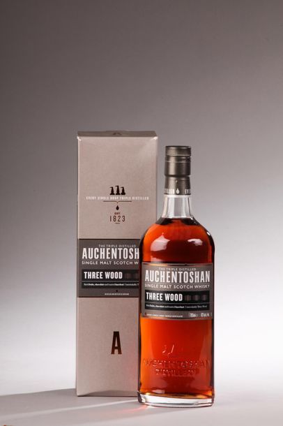null *1 bouteille SCOTCH WHISKY "Single Malt", Auchentoshan (Three Wood, triple distilled)...