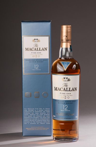 null *1 bouteille SCOTCH WHISKY "Single Malt", The Macallan 12 ans 