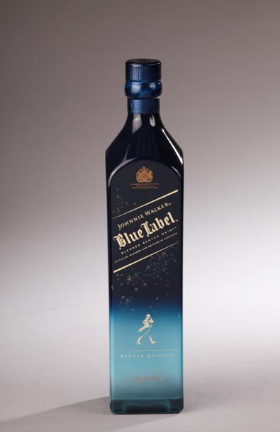 null *1 bouteille SCOTCH WHISKY "Blue Label", Johnnie Walker (bouteille bleue) 