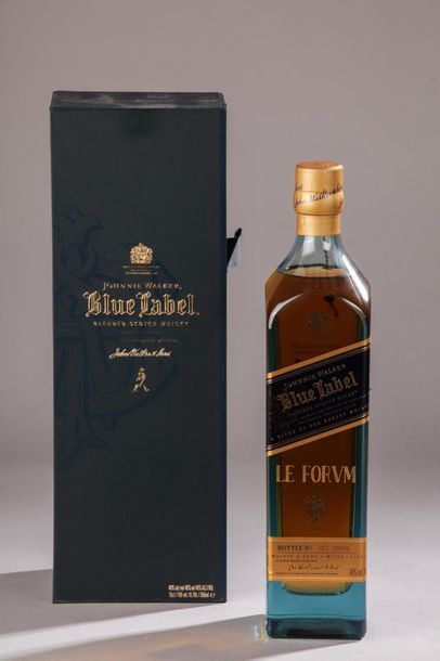 null *1 bouteille SCOTCH WHISKY "Blue Label", Johnnie Walker (édition Le Forum) 