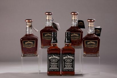 null *6 bouteilles TENNESSEE WHISKEY Jack Daniel's (dont 4 Single Barrel) 