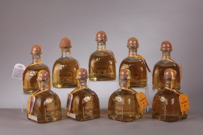 null *9 bouteilles TEQUILA "añejo", Patron 