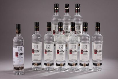 null *10 bouteilles VODKA "Ketel one", The Nolet distillery (Hollande) 