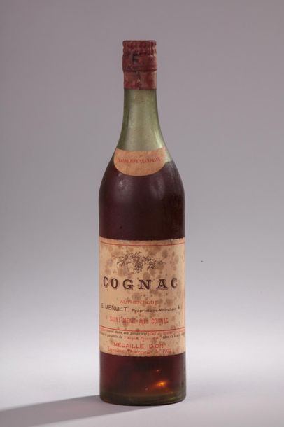 null 1 bouteille COGNAC "Grande Fine Champagne", E. Menuet (B) 