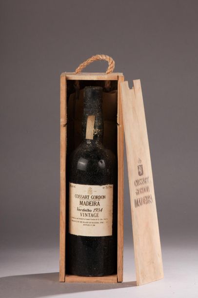 null 1 bouteille MADÈRE "Verdelho", Cossart Gordon 1934 cb 