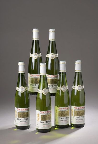 null 6 bouteilles RIESLING E. Preiss 2008 