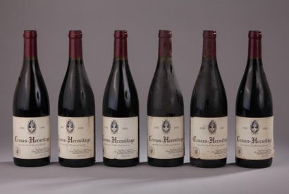 null 6 bouteilles CROZES-HERMITAGE Les Vignerons Réunis 1999 