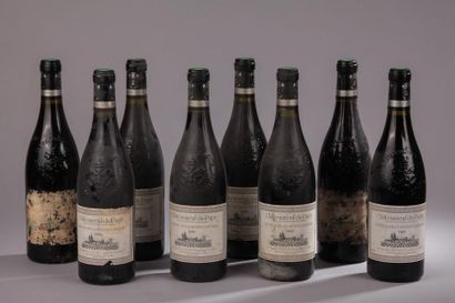 null 8 bouteilles CHÂTEAUNEUF-DU-PAPE La Grande Gardiole 2000 (ea, elt) 