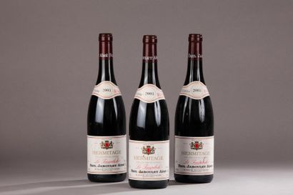 null 3 bouteilles HERMITAGE "Le Taurobole", P. Jaboulet 2003 (elt) 