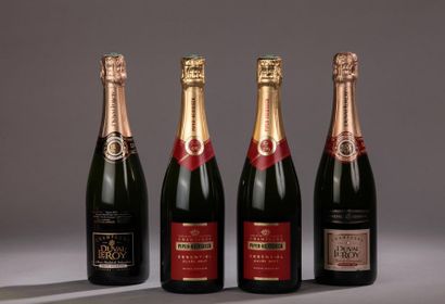 null *4 bouteilles CHAMPAGNE (Duval-Leroy Piper-Heidsieck) 