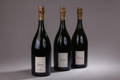 null 3 magnums CHAMPAGNE "Louise", Pommery 1990 (1 etlt) 