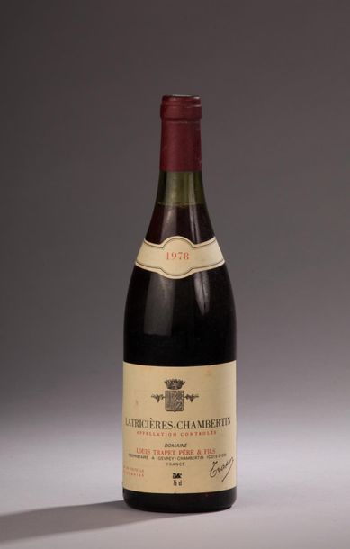 null 1 bouteille LATRICIÈRES-CHAMBERTIN, L. Trapet 1978 (es, TLB) 