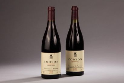 null 2 bouteilles CORTON Bonneau du Martray 1988 (etlt) 