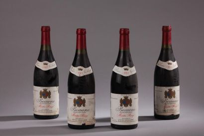 null 4 bouteilles BEAUNE "Montée Rouge", Louis-Violland 1997 (elt) 