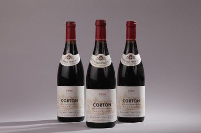 null 3 bouteilles CORTON Bouchard PF 1999 