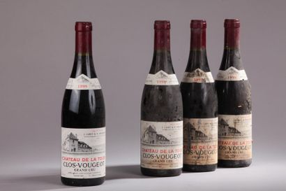 null 4 bouteilles CLOS VOUGEOT, Château de La Tour 1999 (ett) 